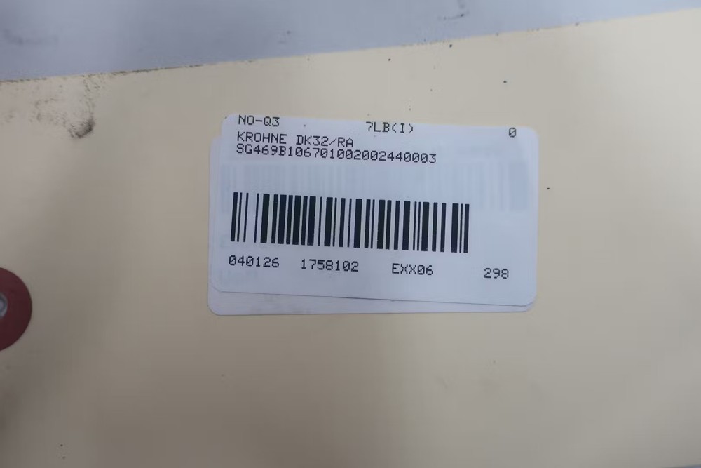 Krohne DK32/RA Variable Area Flow Meter Regulator 9.6-88 Lb/h