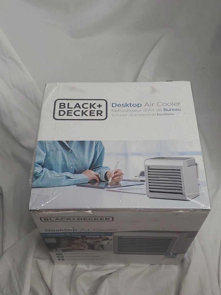 Desktop Fan Air Cooler Humidifier Black & Decker  3 speed 7 LED Settings(ARD)