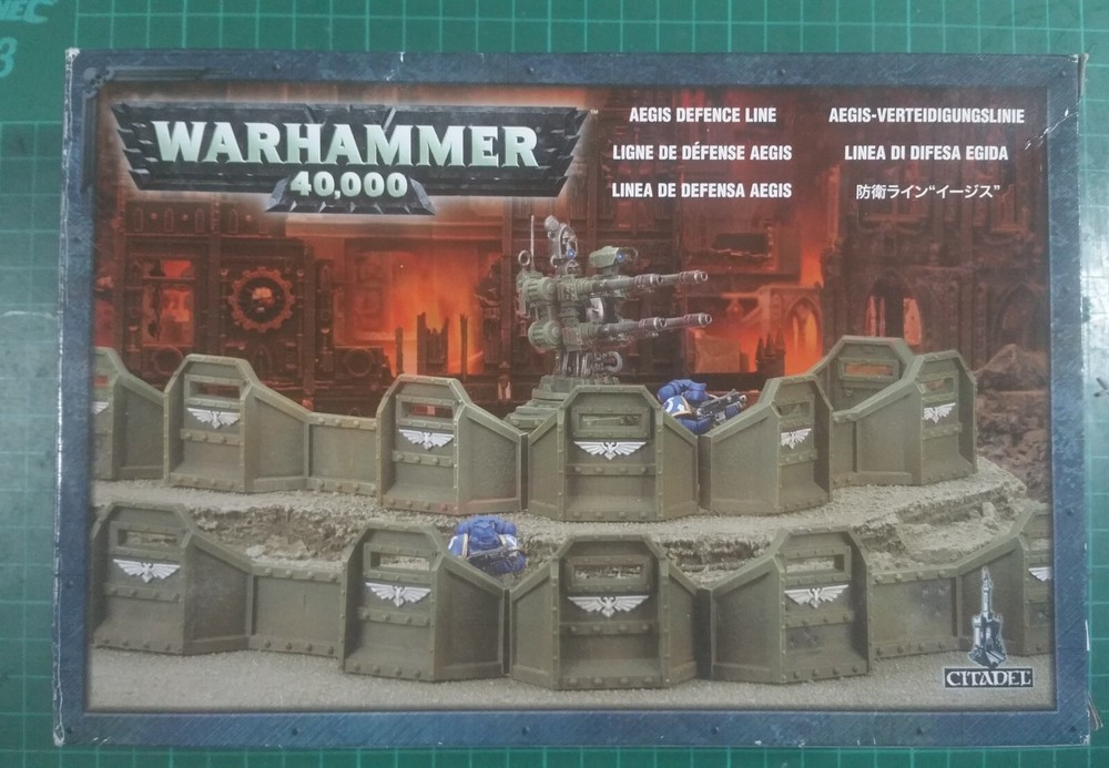 Warhammer 40k - Aegis Defence Line OOP New in Box Terrain Scenery Games Workshop