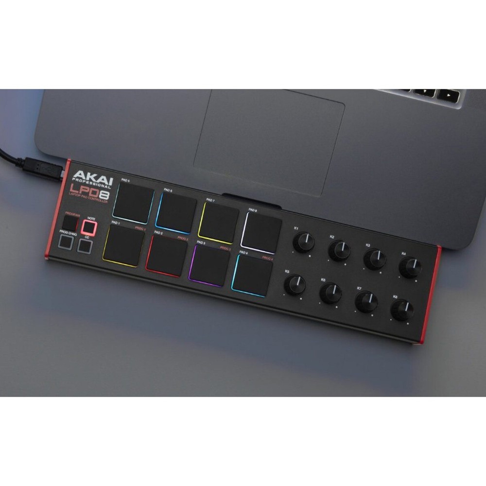 Akai Professional LPD8MK2 Laptop Midi Pad Add On Controller