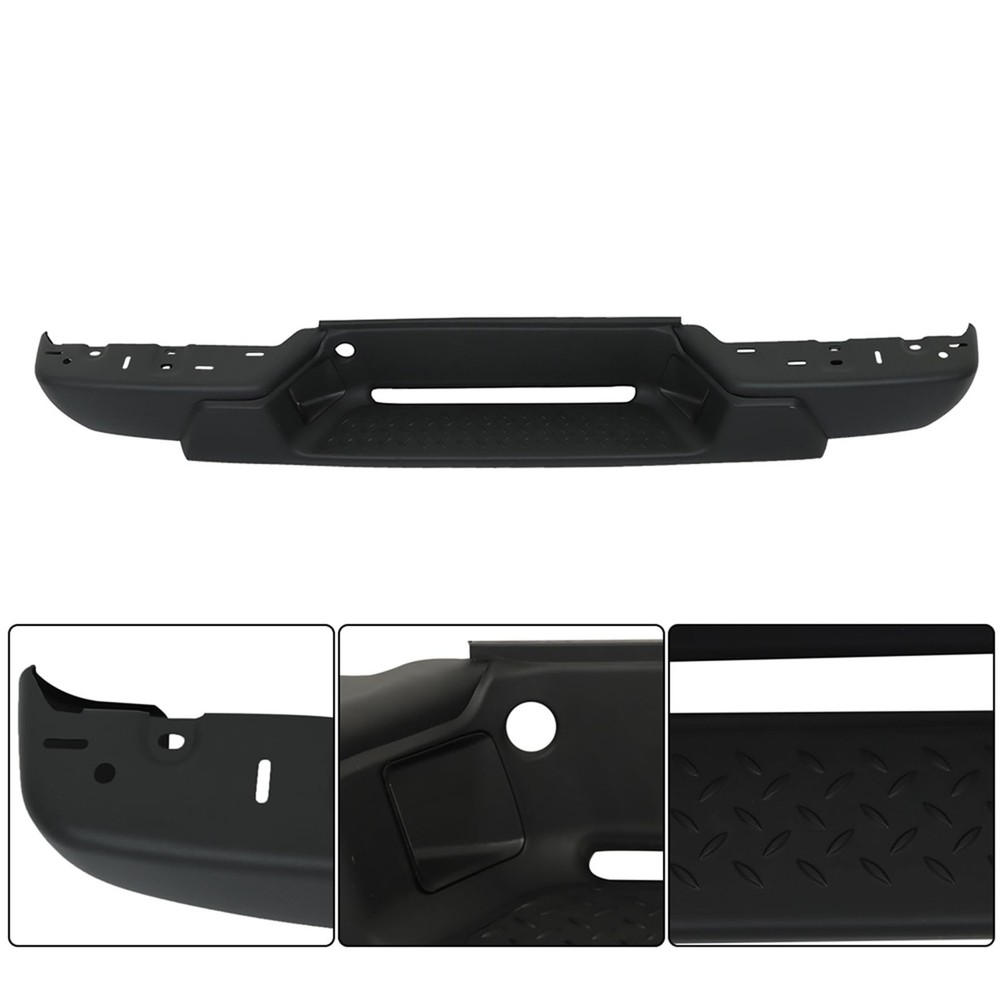 Rear Step Bumper Assembly Black for Colorado Canyon 2004-2007