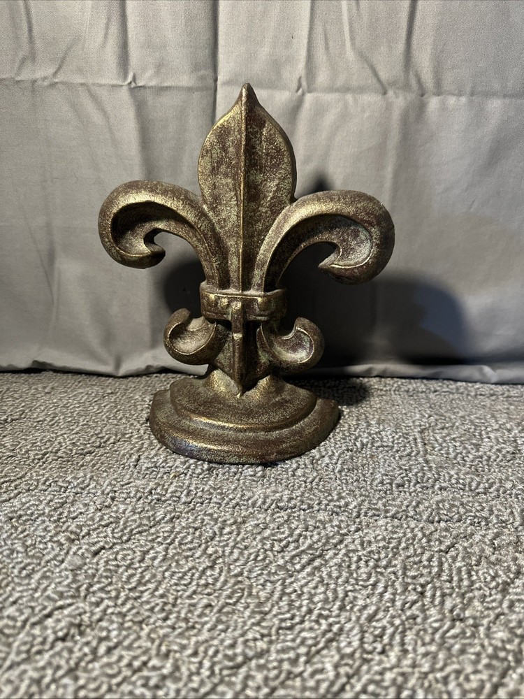Iron Fleur de Lis Door Stop