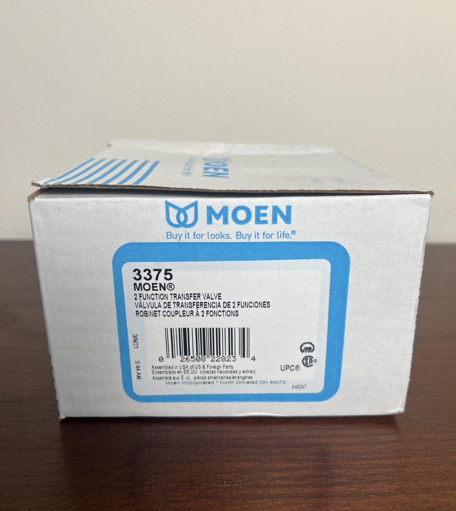 MOEN 3375 2-Function Transfer Shower Valve - 1/2 in. Rough-in CC Connection