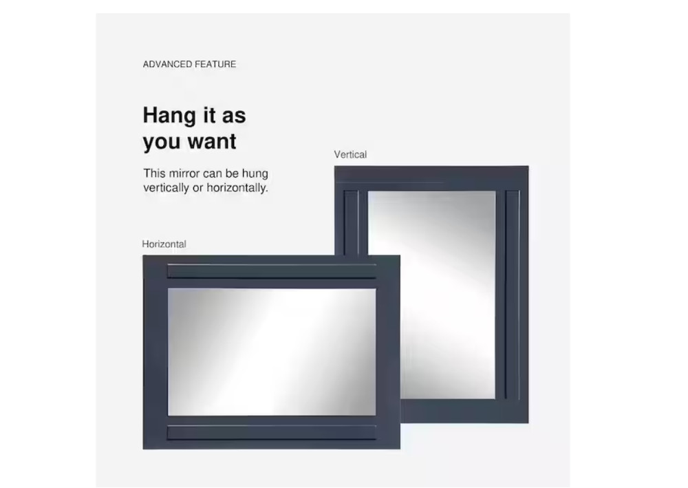 Home Decorators Collection Aberdeen 24 in. W x 32 in. H Rectangular Framed Wall