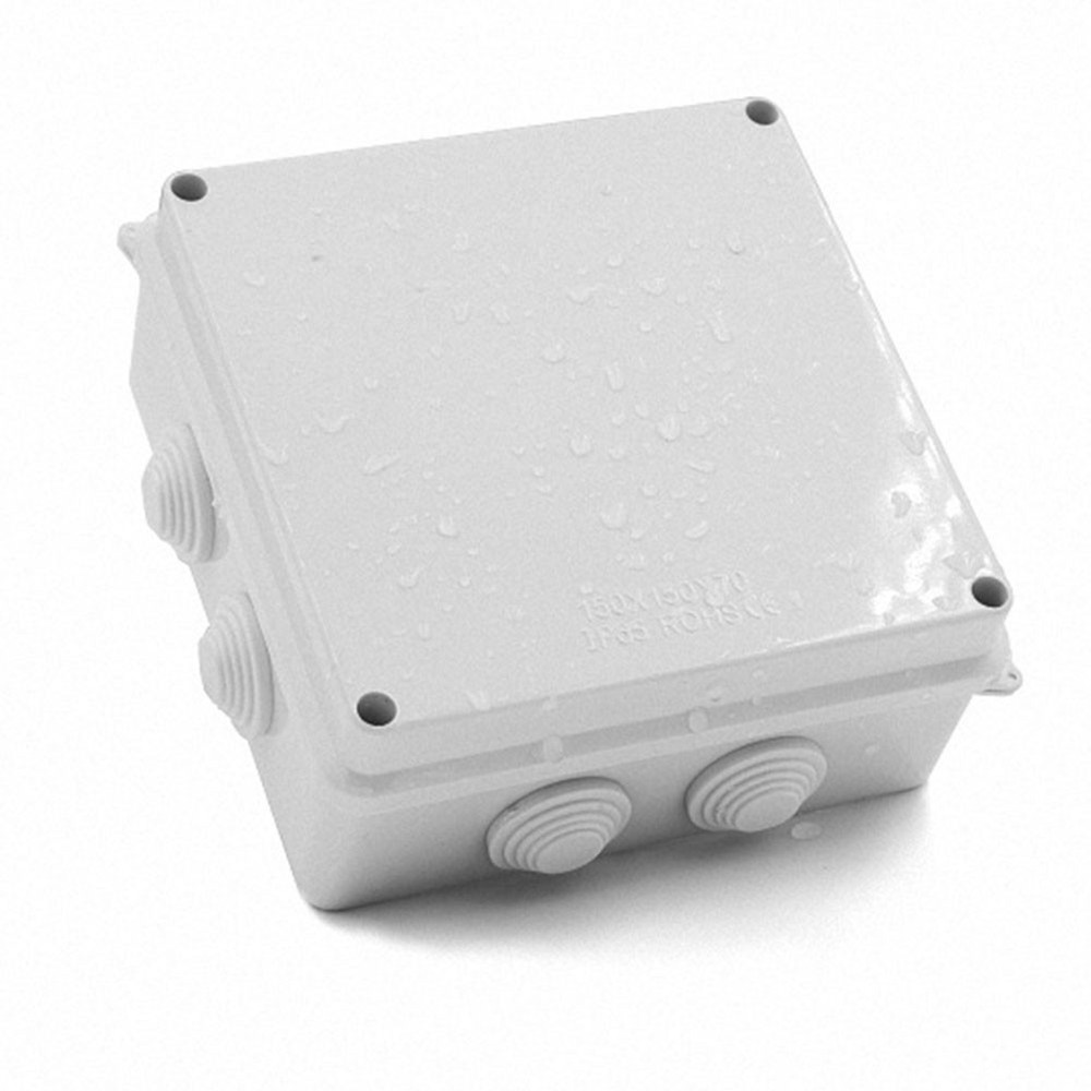 Long Lasting Plastic Electrical Cable Connector Box for Outdoor Environments