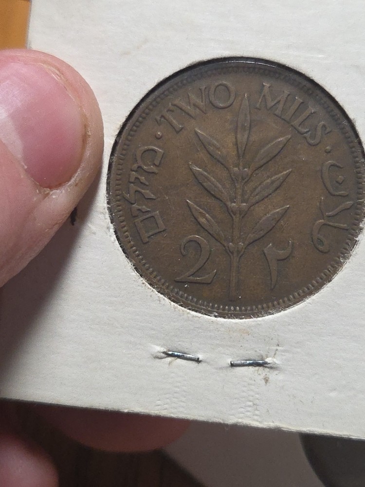 1927 Palestine 2 Mils