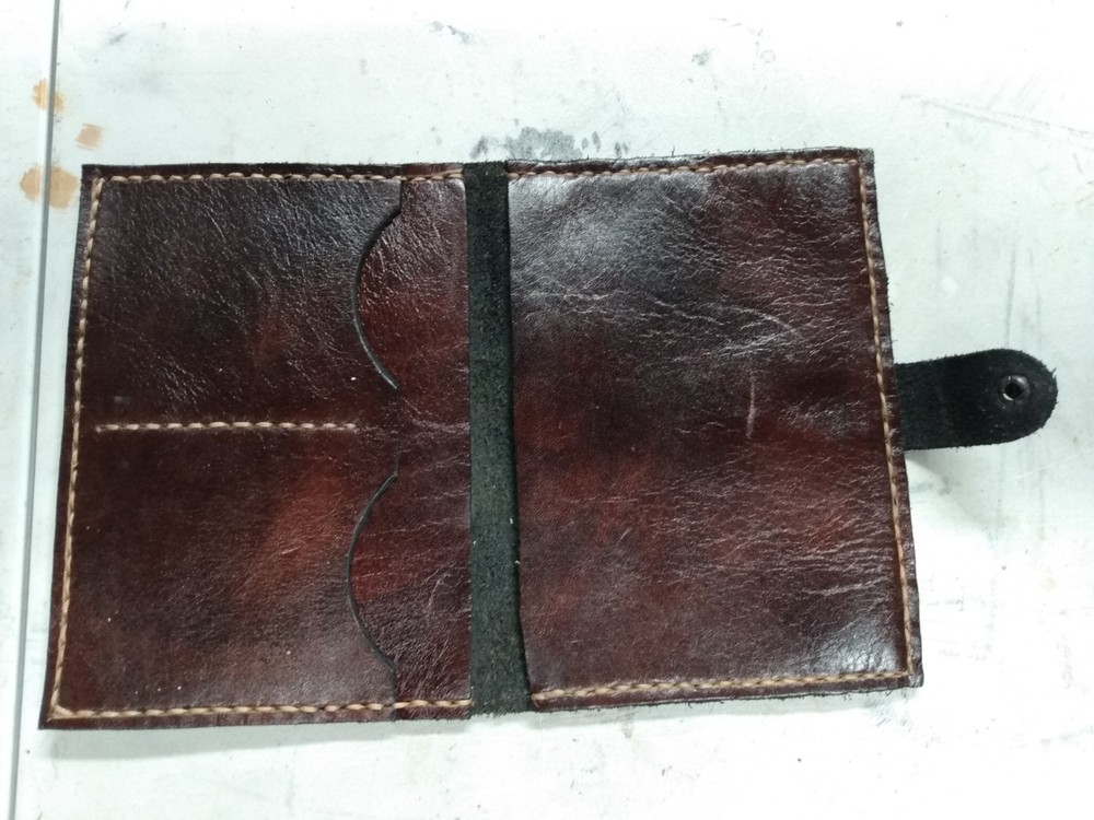 Genuine leather passport cover