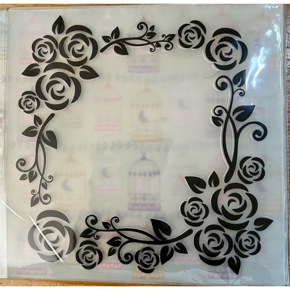 Floral Frame & Birdcage Embossing Folder Set - Cardmaking, Scrapbooking Tool