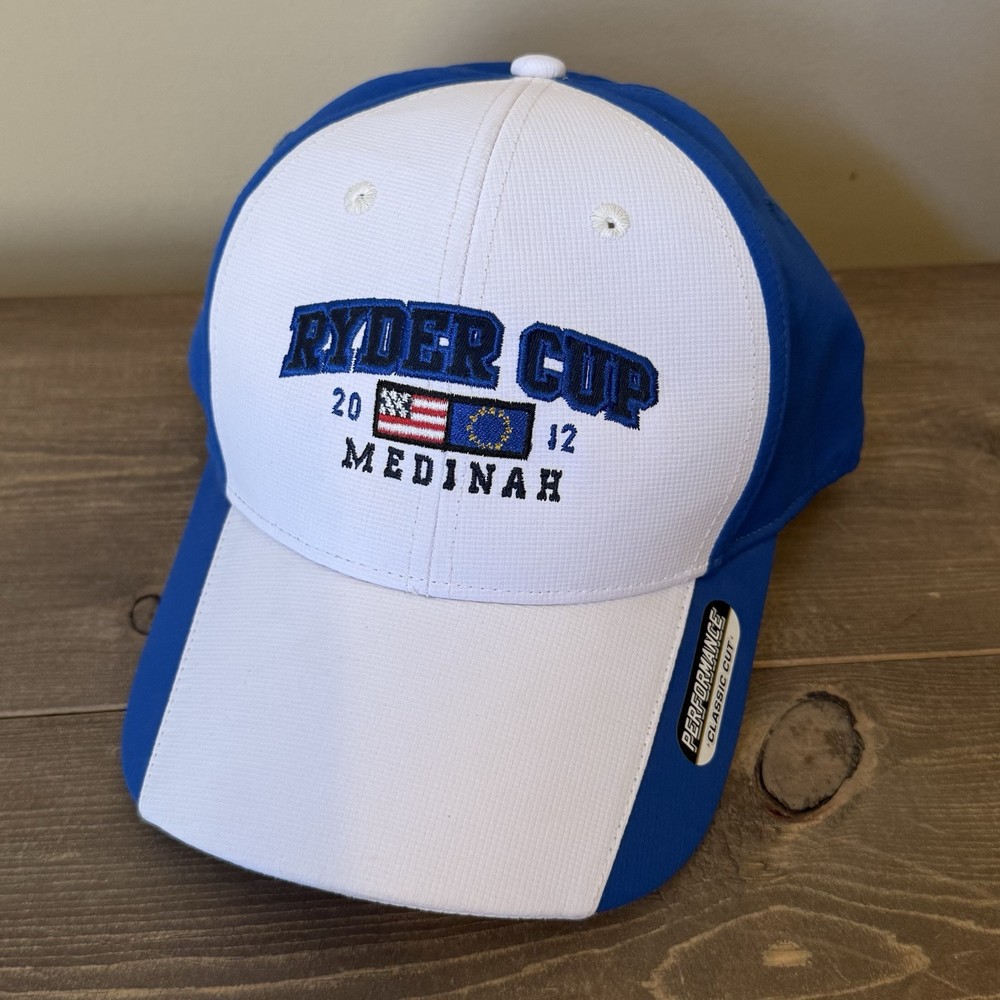 2012 Ryder Cup Medinah Hat Blue & White Adjustable