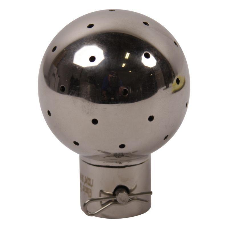 Pin Style Spray Ball | 1 inch x 2.5 (2 1/2) - Sanitary SS304 (2 Pack)
