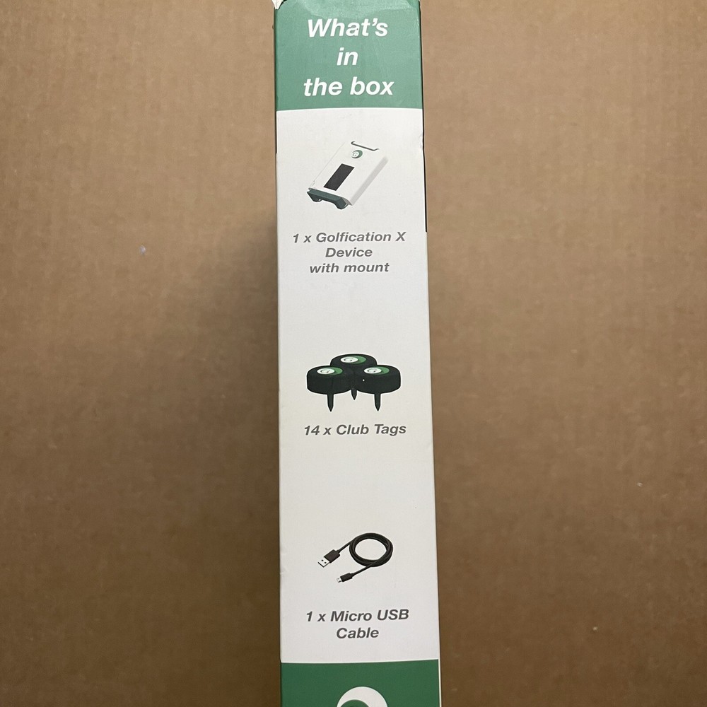 Golfication X GPS Rangefinder, Swing Analyzer, Shot Tracker & A.I. Powered Golf