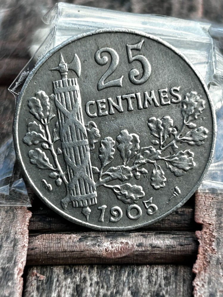 1905 FRANCE 25 CENTIMES COIN - REF J 32
