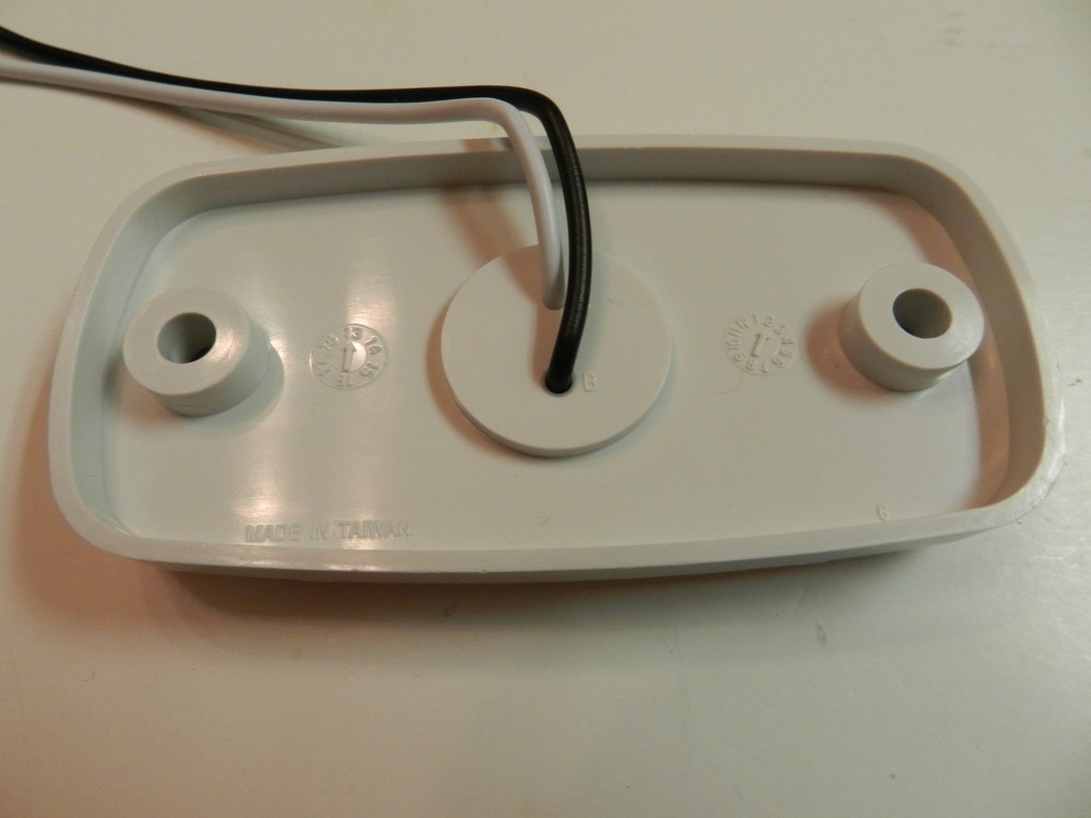 RED Camper Trailer RV Light 3 LED 2 x 4 surface mount Clearance marker