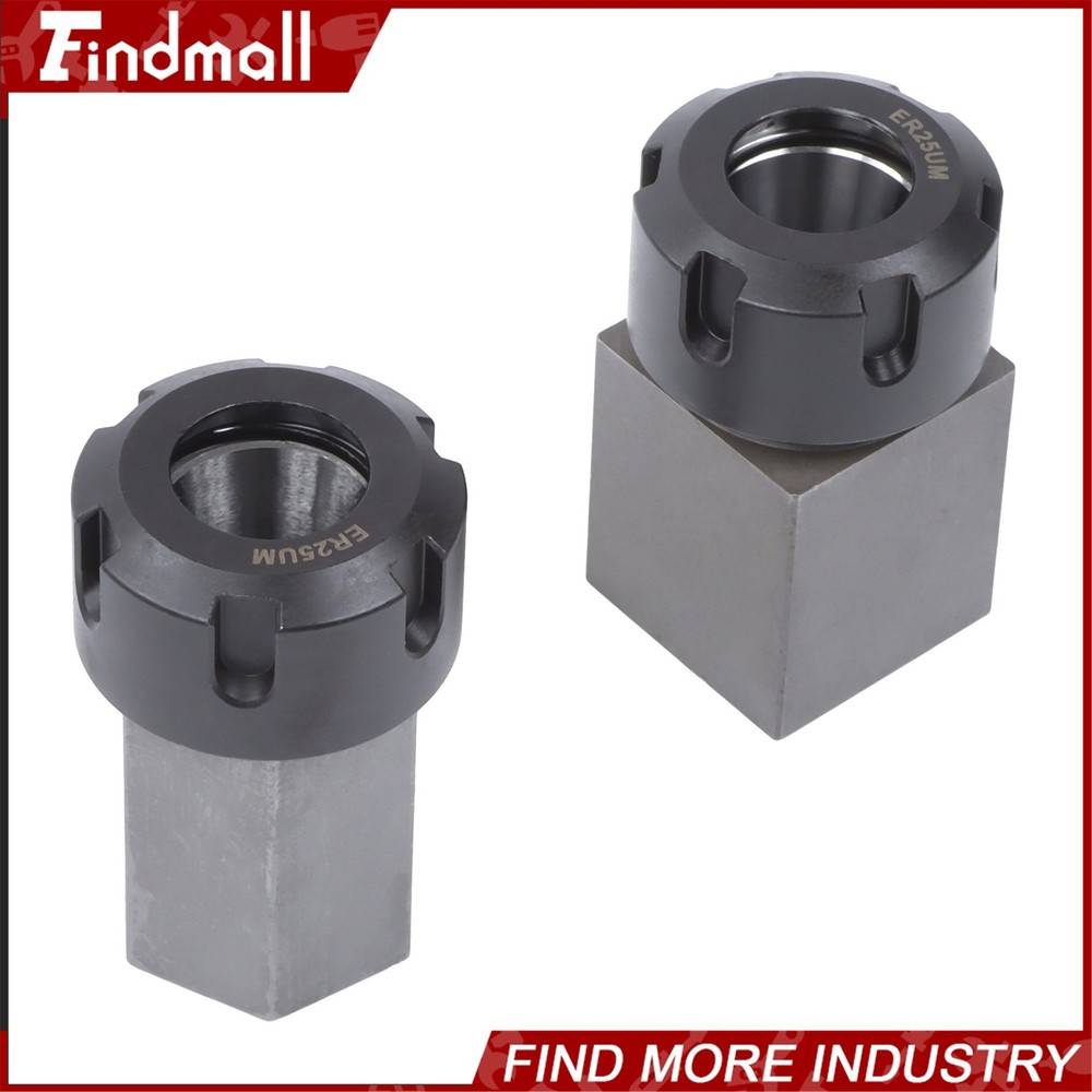 Findmall ER-25 Hex Square Collet Block Set for Milling Machine Tooling