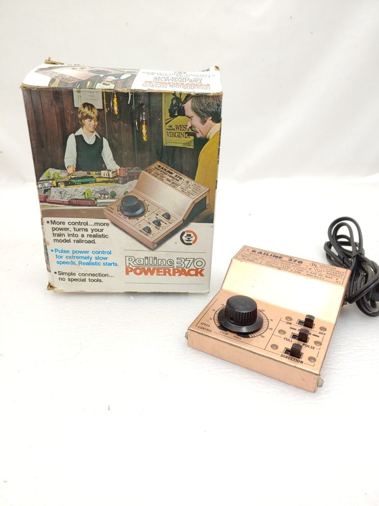 Railine 370 Power Pack Transformer HO Scale Tested Model Rectifier Corporation
