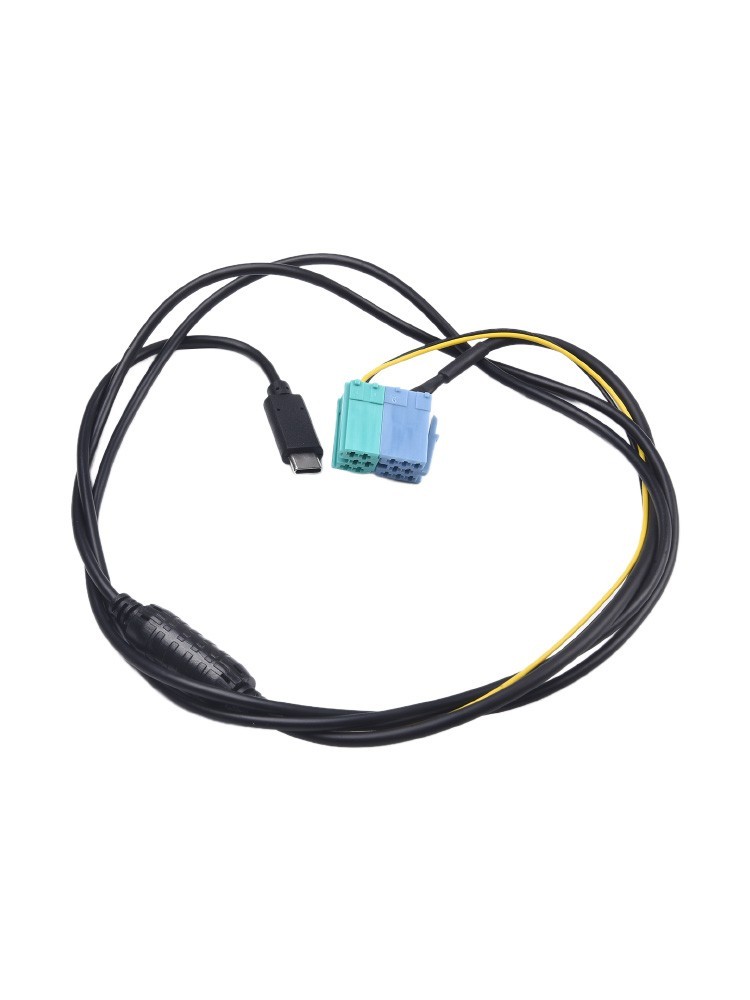 For BECKER Audio CD Player TYPEC Audio Input Cable AUX Audio+Charging Cable