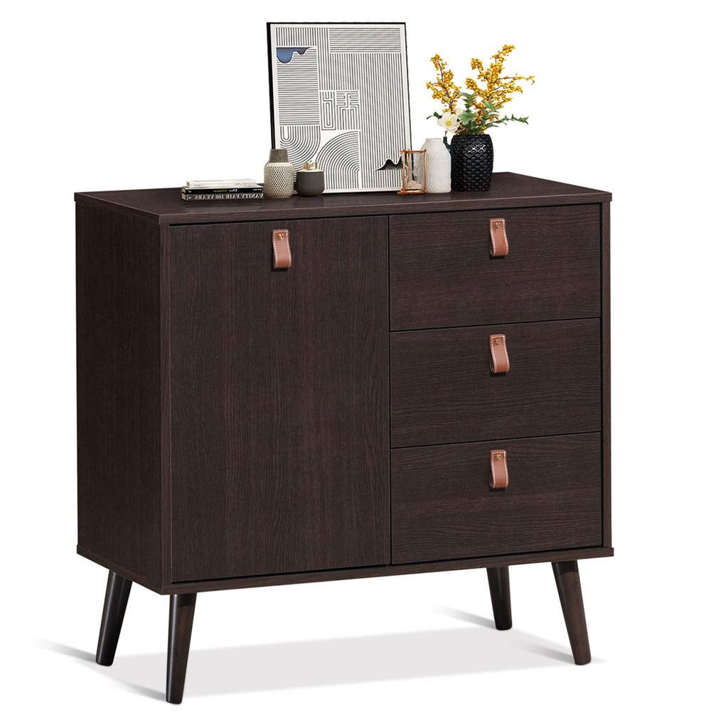 3-Drawer Sideboard Storage Display Cabinet Entryway Console Table Buffet Table