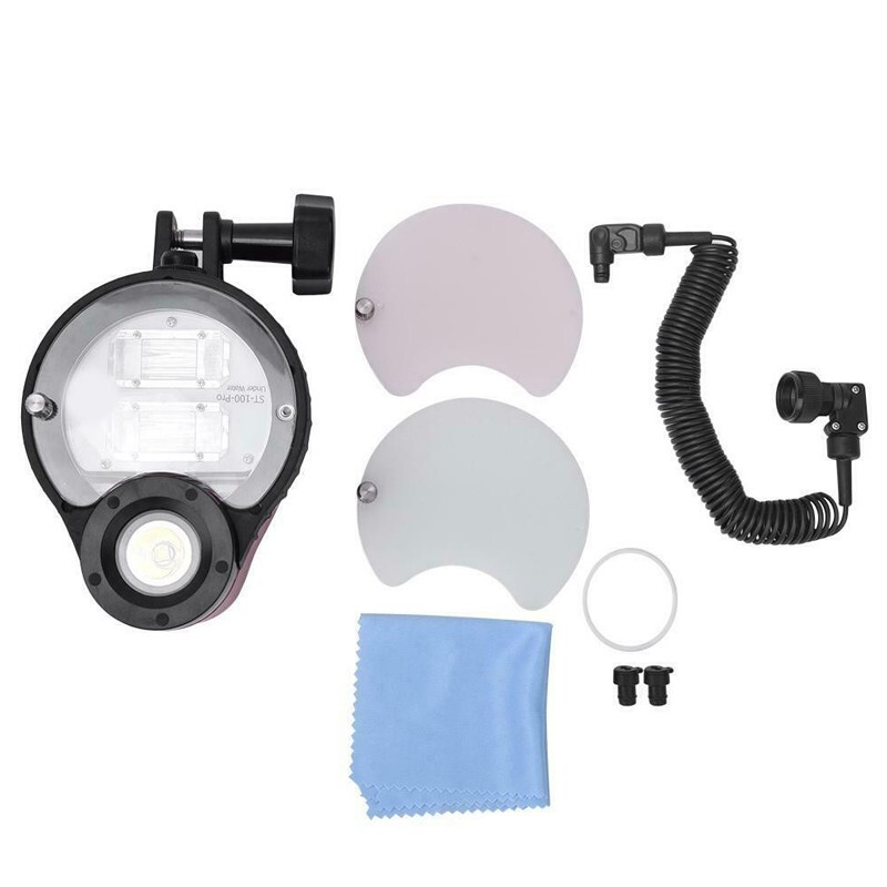 Seafrogs ST100 Pro 100m/325ft Underwater Strobe Waterproof Camera Flash Light