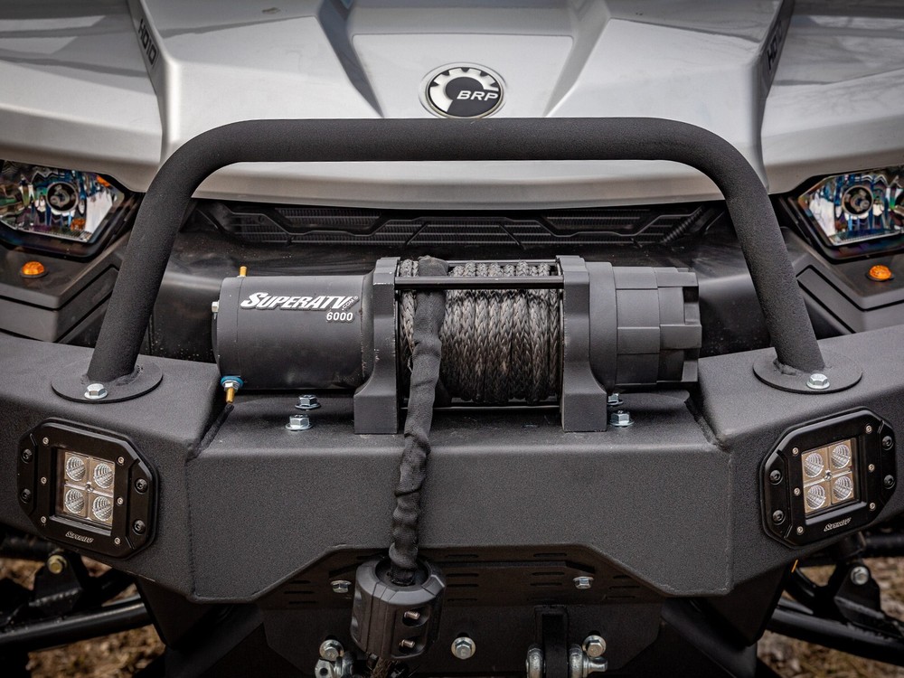SuperATV Winch-Ready Front Bumper for Cam-Am Defender