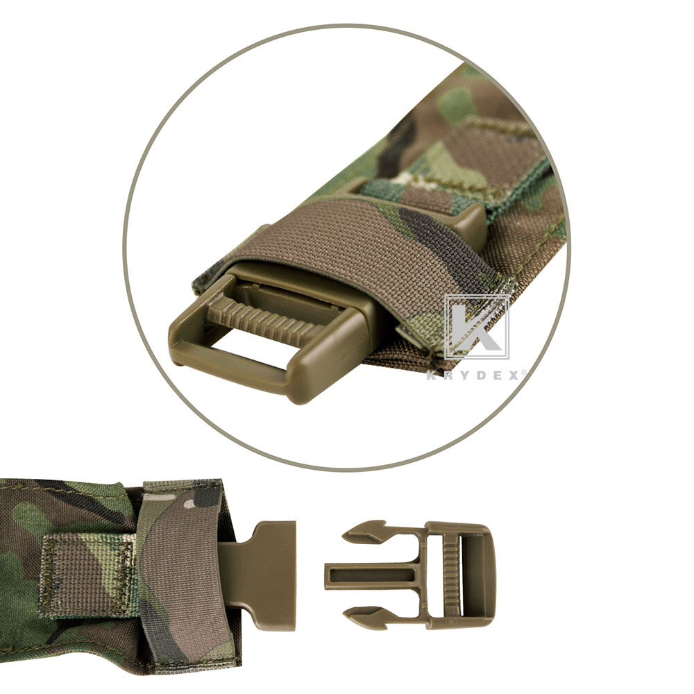 KRYDEX Micro Fight Fat Strap H Harness Shoulder Strap & Back Strap for Chest Rig