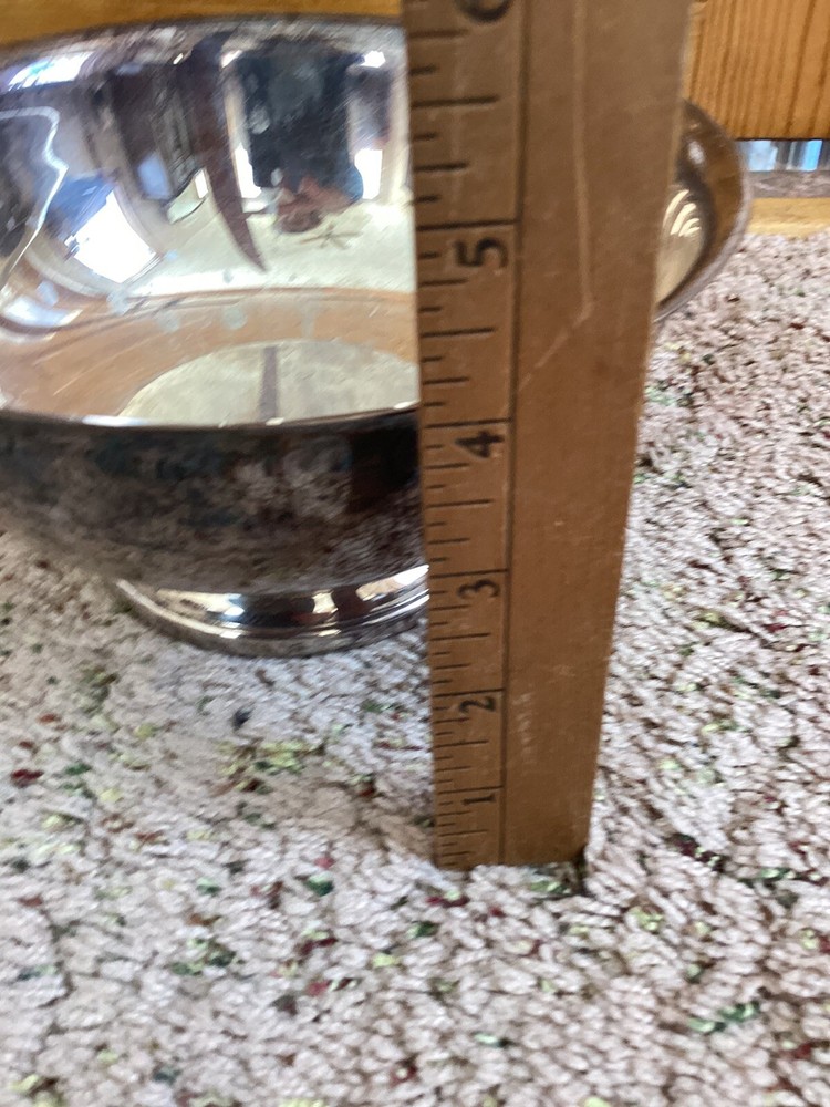 A Gotham Silver Original Footed Bowl 8” Wide