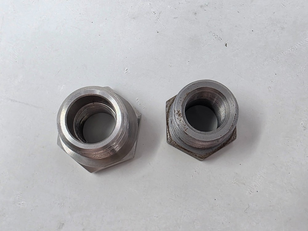 2 Pack Premium Thread Adapters 1/2x28 2 different sizes