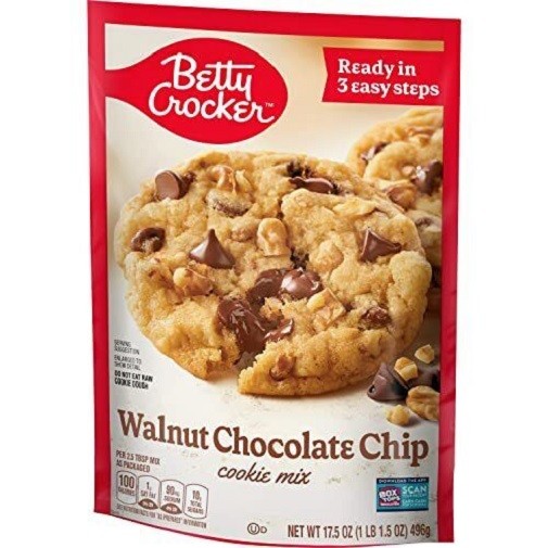 Betty Crocker Cookie Mix Walnut Chocolate Chip