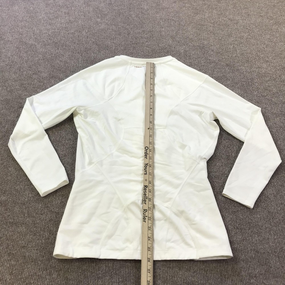 Tommie Copper Jacket Mens Large White Compression Zip Lower Back Support