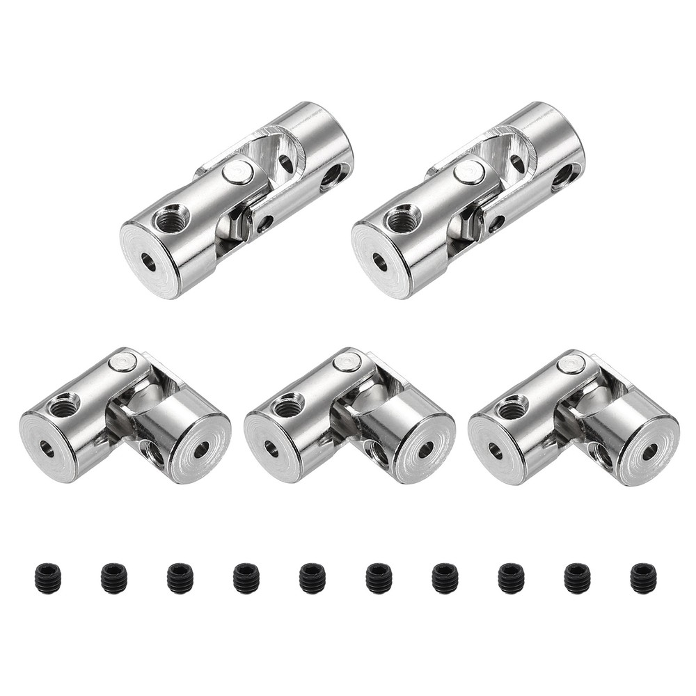 5pcs Rotatable Joint, 2mm to 2mm Inner Dia Universal Joint