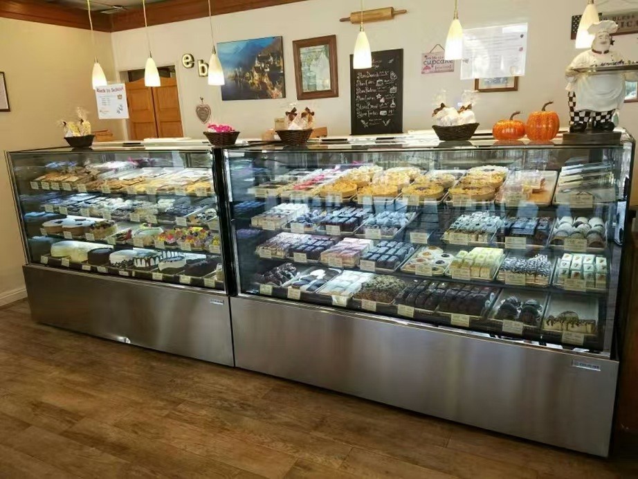 Fricool 1.2m Refrigerated Cake Showcase Countertop 3 Layers Display Cabinet