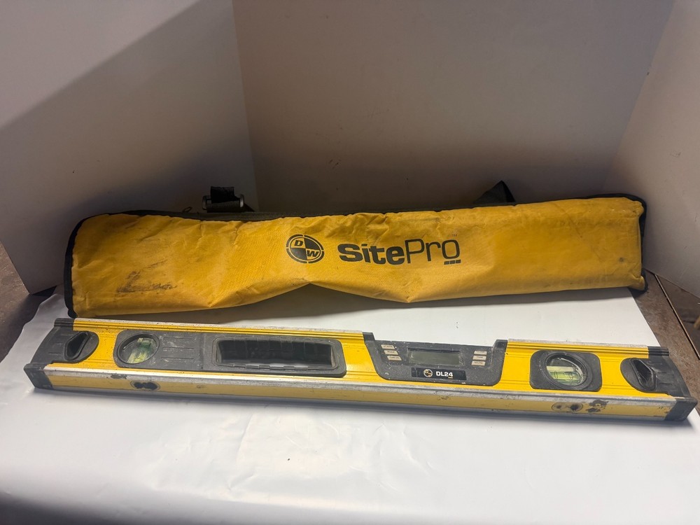 Site Pro DL24 Digital Box Level w Carrying Case