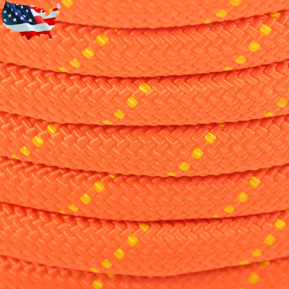 Pulling Rigging Line 1/2" × 125' Double Braid Nylon Polyester Arborist Bull Rope