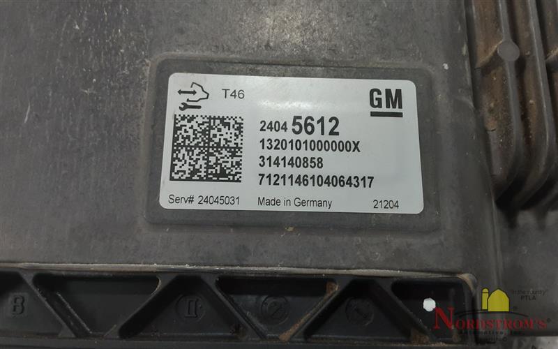 2022 Chevy Corvette Transmission Control Module Computer