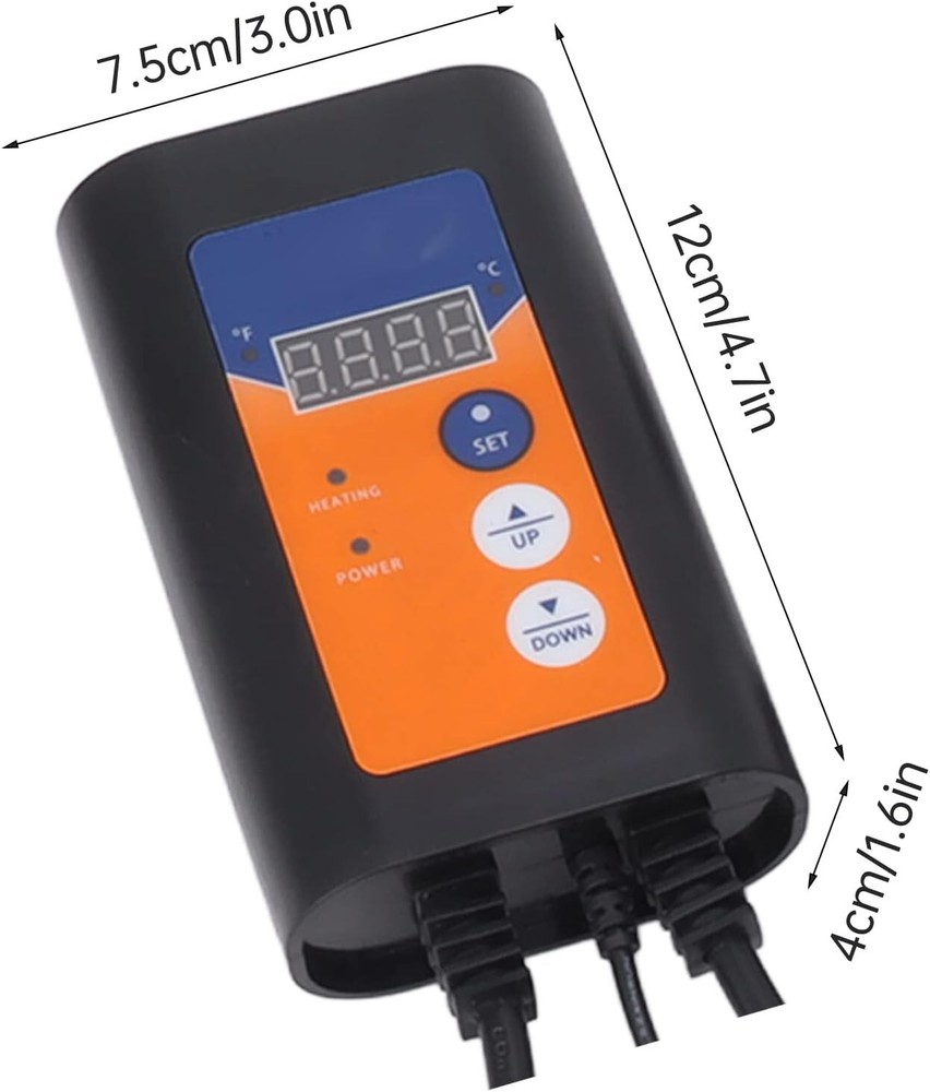 1000W Reptile Temperature Controller Quick Respond Digital Heat Mat Thermostat