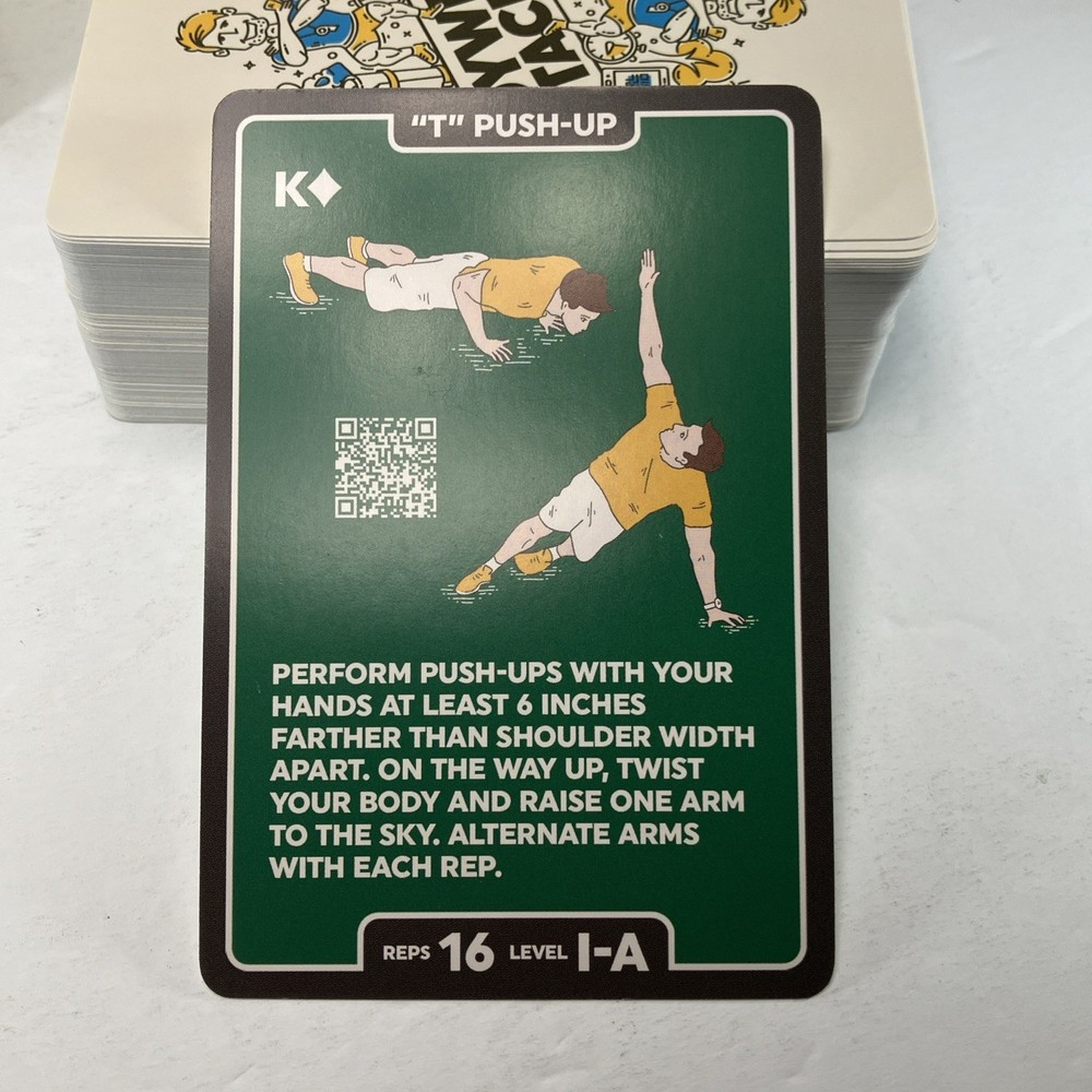 Stack 52 Bodyweight Exercise Workout 104 Playing Cards Mega Pack Mint Condition