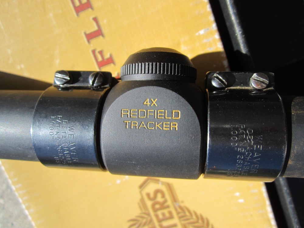 ORIGINAL REDFIELD TRACKER 4x 40 MATTE BLACK RIFLE SCOPE