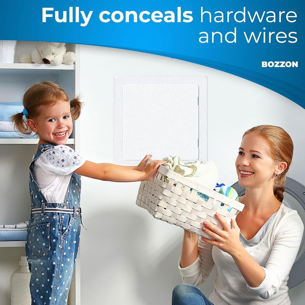 12x12 Modern Access Panel for Drywall - Durable White Cover, Easy Installation