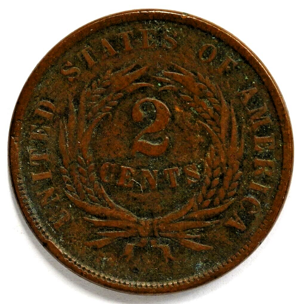 1864 2 Cent Piece