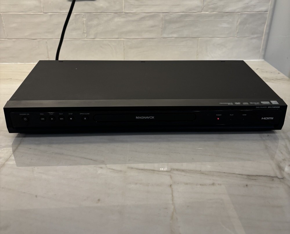 Magnavox DP170MW8 DVD Player Black Tested