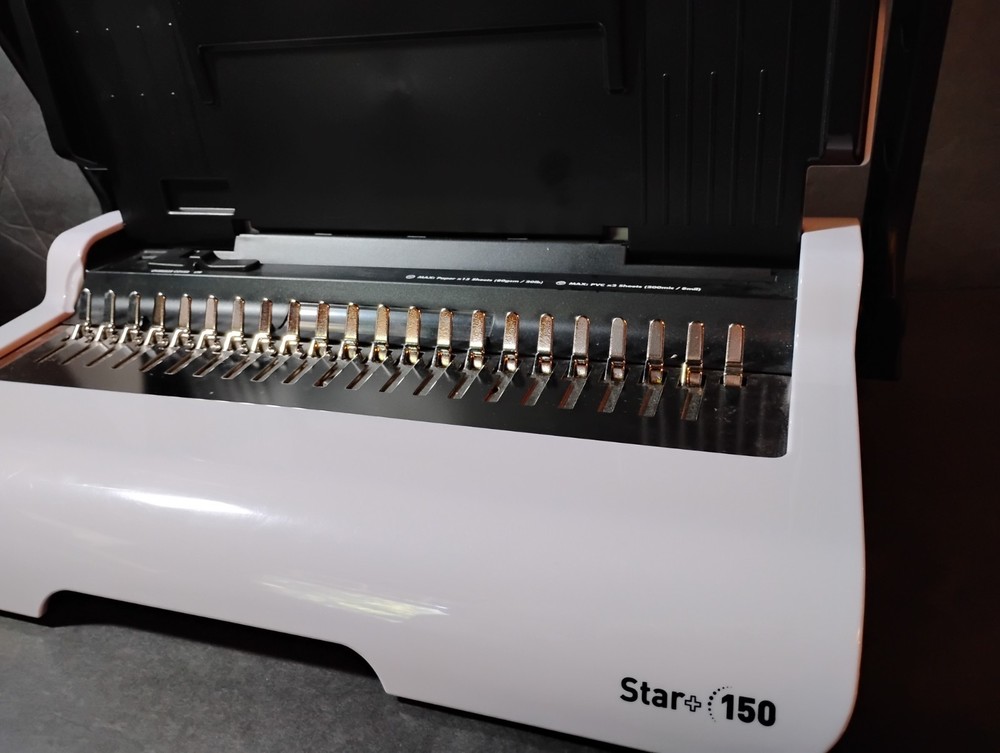 Fellowes Star + 150 50065 Manual Comb Binding Machine Professional Presentation