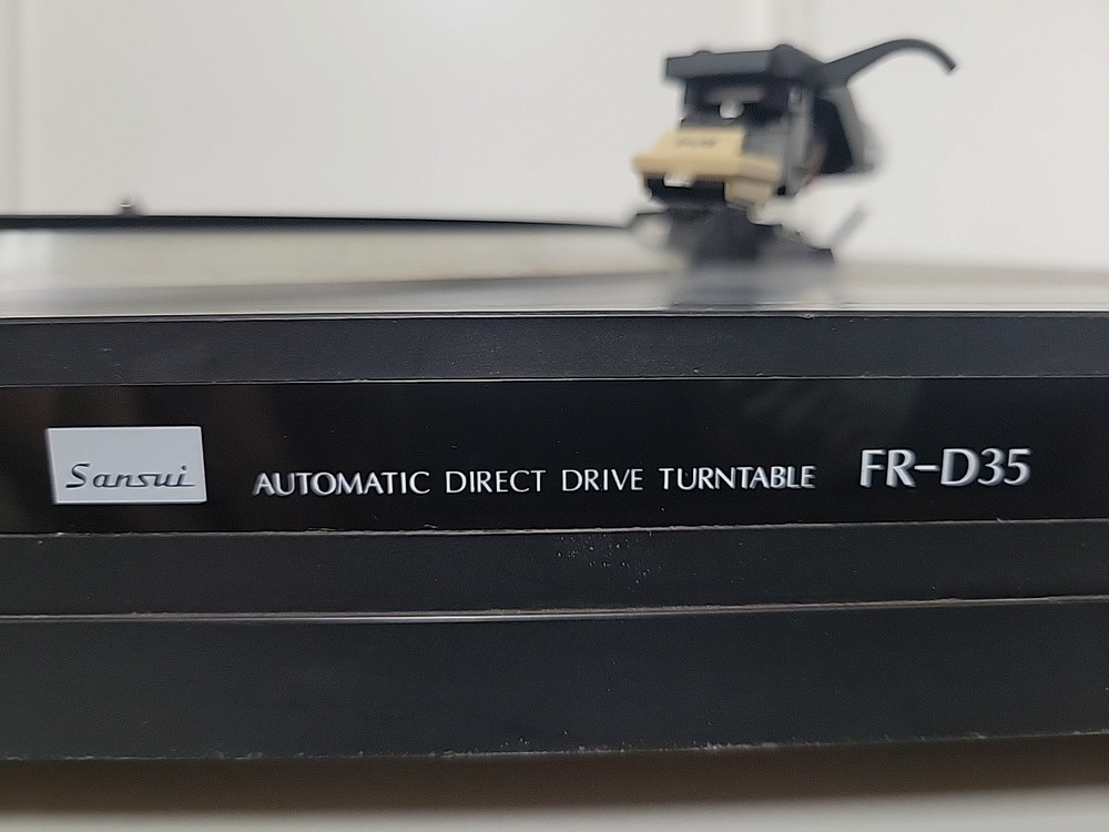 SANSUI FR-D35 Automatic Direct Drive Turntable Record Player - TESTED - WORKS
