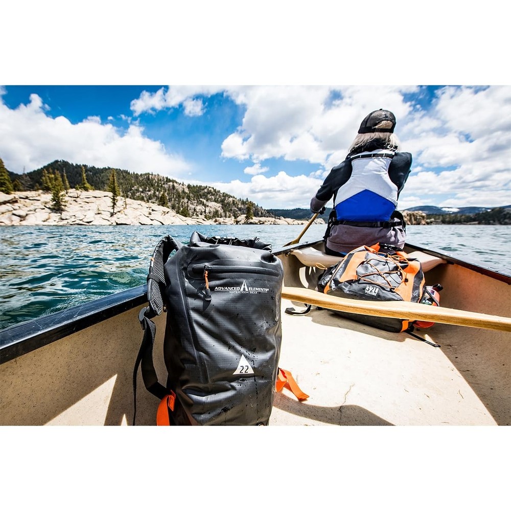 Advanced Elements Blast 22L Rolltop Pack Black - Waterproof Dry Bag