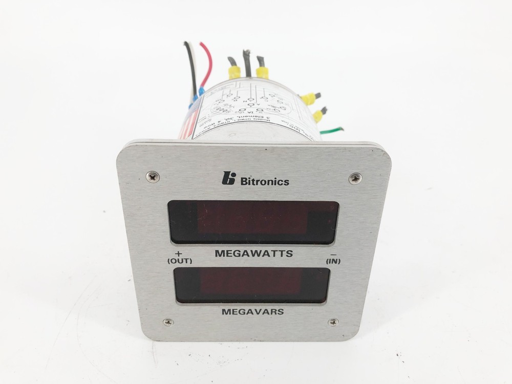 Bitronics QTWIE1 Digital Power Meter 115VAC 3 Element 3 Phase 4-Wire