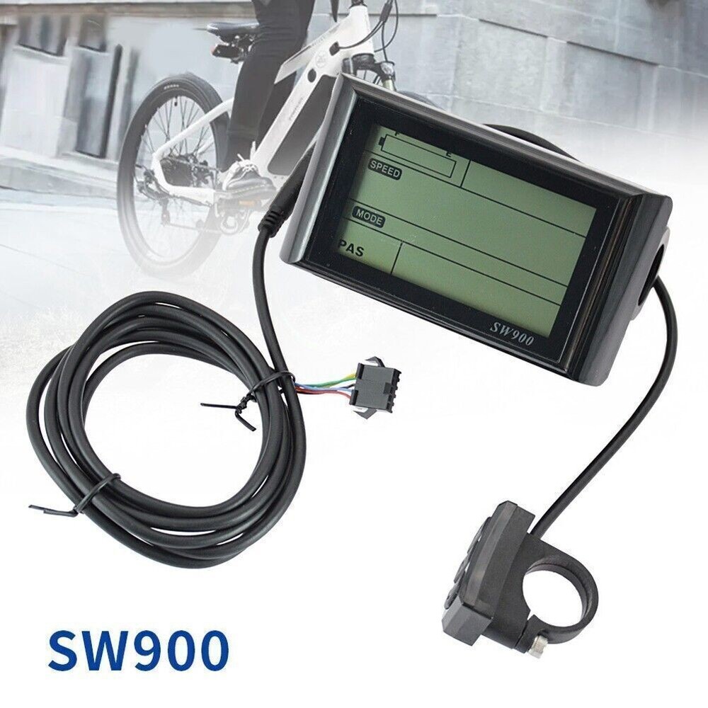 SW900 LCD Display Meter Control Panel 24-72V E-Bike Electric-Bicycle Scooter