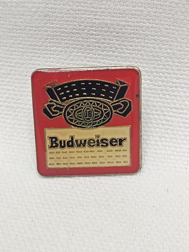 Vintage Budweiser Lapel Push Back Pin.