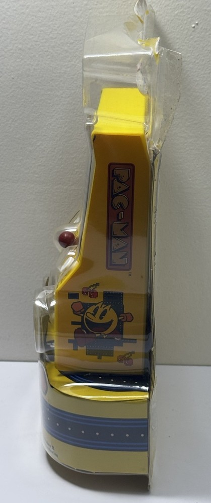 PAC-MAN Mini Arcade Game 6" Handheld Machine Basic Fun Damaged Box NEW