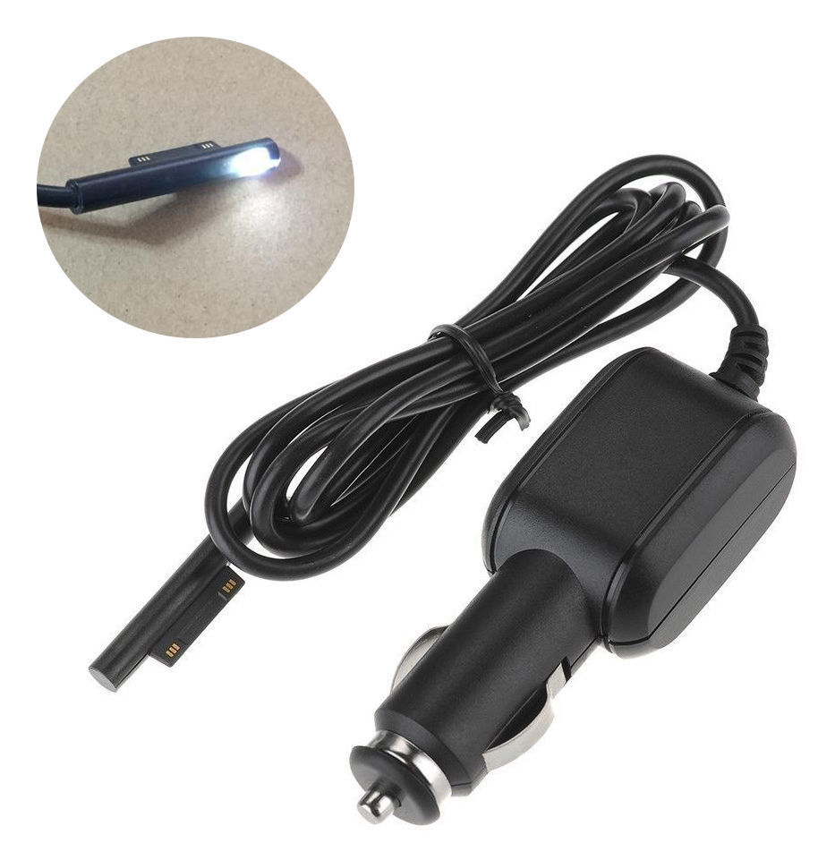 Cigarette Lighter Power Supply Adapter Car Charging Unit for Surface Pro 3/Pro 4