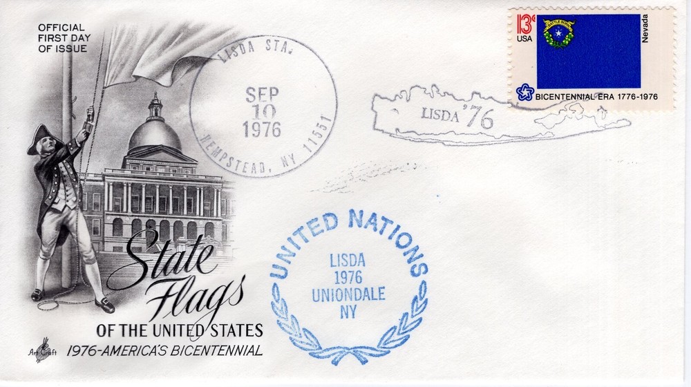 LIDSA '76,  HEMPSTEAD, NY  1976 FDC18460