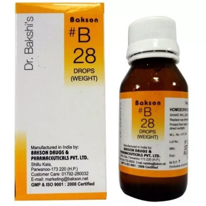 Bakson B28 Weight Drops (30ml)