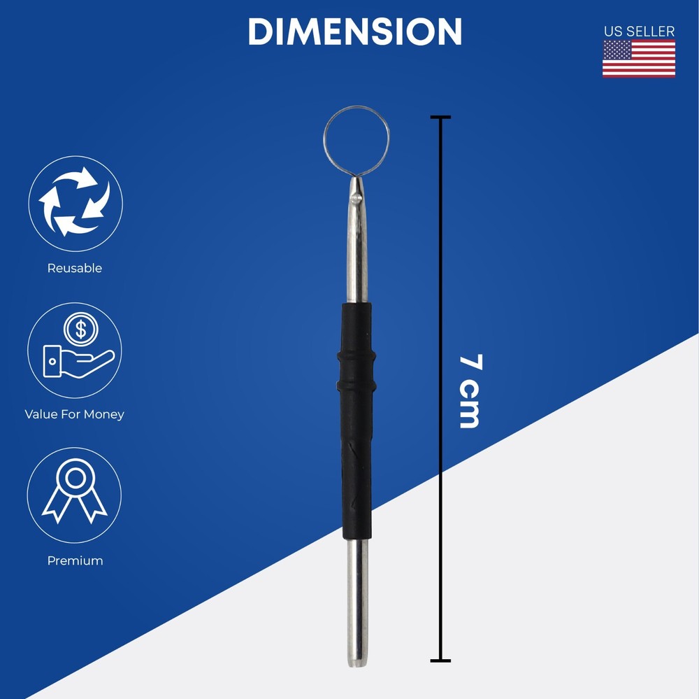 Reusable Loop Electrodes - 5/16" Loop | Electrosurgical | Standard 3/32" Shaft